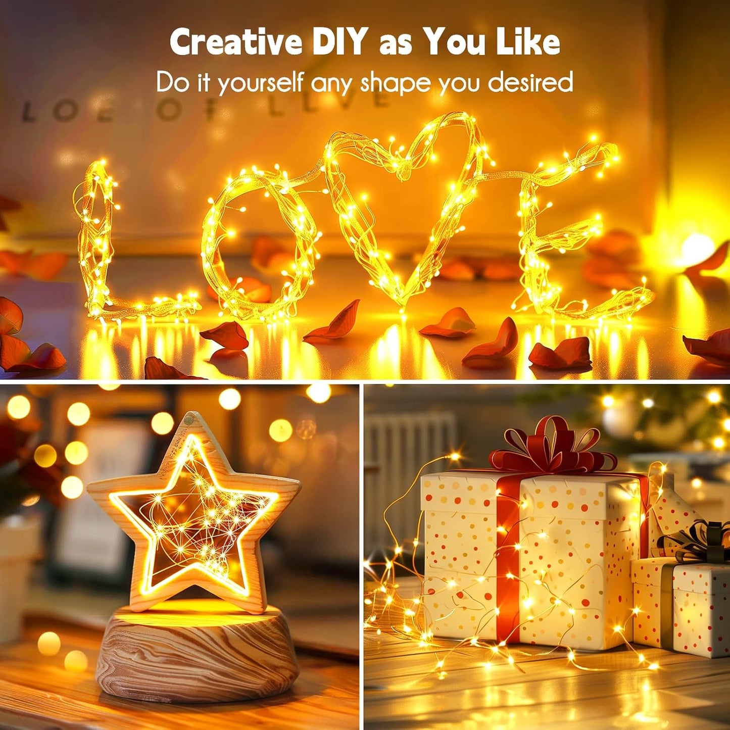 Minetom_Fairy_Lights_Plug_in,_LEDs_Waterproof_Silver_Wire_Firefly_Lights,_Adaptor_Included,_Starry_String_Lights_for_Wedding_Indoor_Outdoor_Christmas_Patio_Garden_Decoration