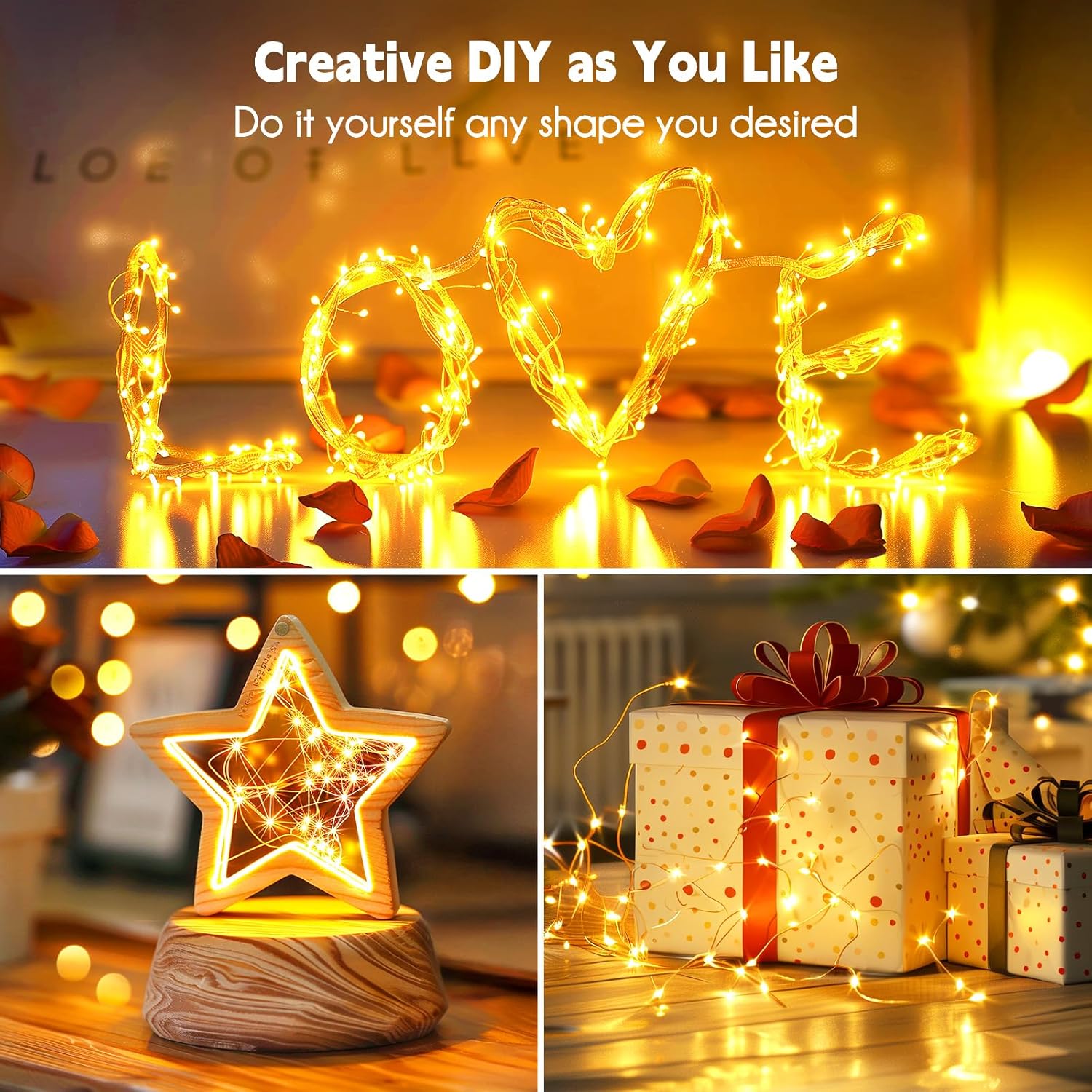 Minetom_Fairy_Lights_Plug_in,_LEDs_Waterproof_Silver_Wire_Firefly_Lights,_Adaptor_Included,_Starry_String_Lights_for_Wedding_Indoor_Outdoor_Christmas_Patio_Garden_Decoration