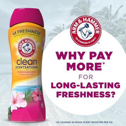 ARM_&_HAMMER_Clean_Scentsations_In-Wash_Scent_Booster,_Laundry_Scent_Booster_Tropical_Paradise_scent,_45_Oz