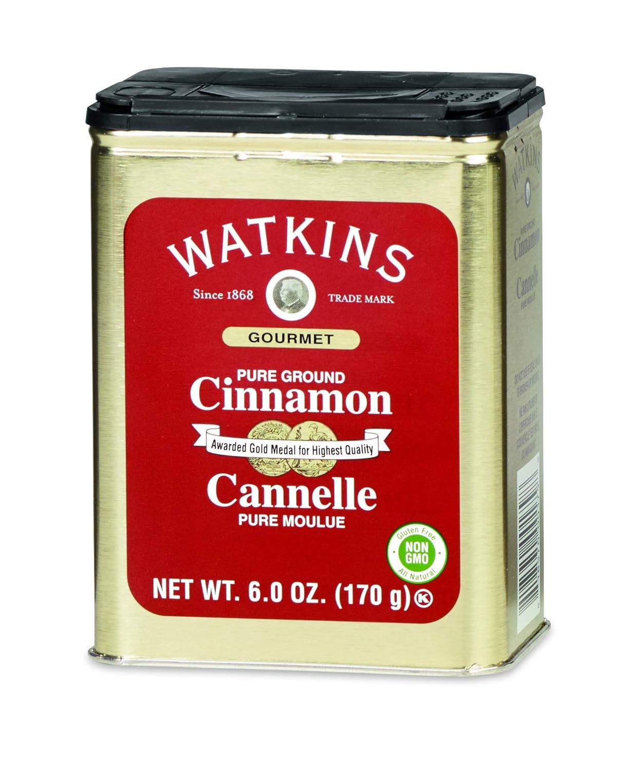 Watkins_Gourmet_Spice_Tin,_Pure_Ground_Cinnamon,_6_oz._Tin,_1-Count