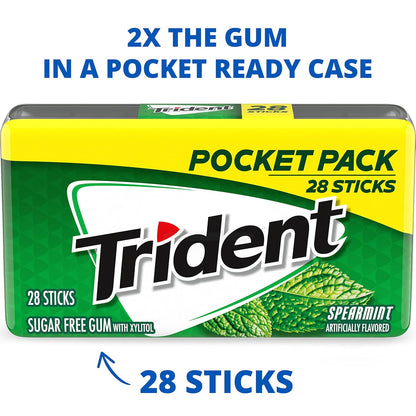 Trident_Spearmint_Sugar-Free_Chewing_Gum,_6_Pocket_Packs_of_28_Pieces_(168_Total_Pieces)
