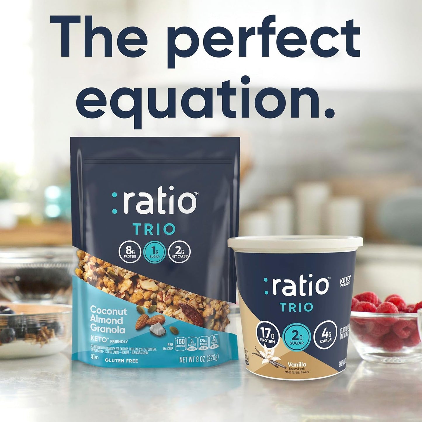 Ratio_Trio_Coconut_Almond_Granola_Cereal,_1g_Sugar,_Keto_Friendly,_8_oz_Resealable_Bag