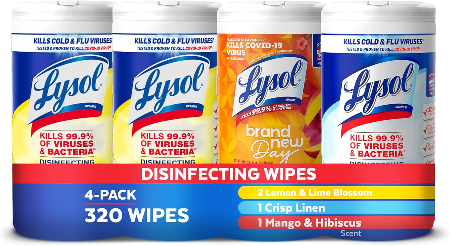 Lysol_Disinfecting_Wipes_Bundle,_Home_Apartment_Dorm_Room_Essentials_and_Cleaning_Supplies,_All_Purpose_Cleaner,_Multi-surface_Cleaning_Wipes,_Multi-Scent_Sanitizing_Wipes_Bundle,_80_Count_(4pk)