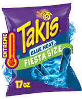 akis Fuego Rolled Spicy Tortilla Chips, Hot Chili Pepper Lime Flavored Fiesta Size Bag