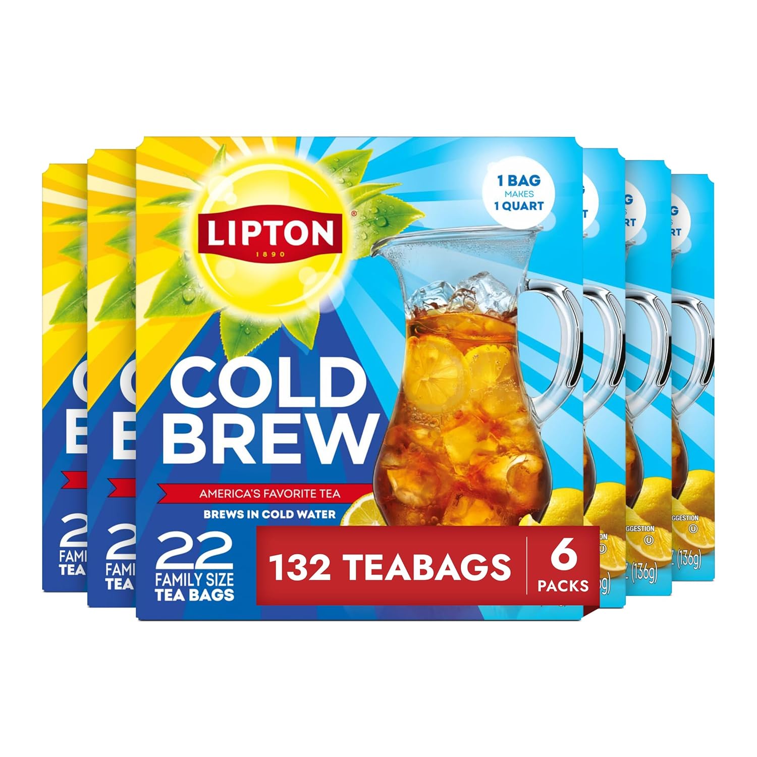 Lipton_Cold_Brew_Black_Tea_Bags_Family_Size_6-Pack_132_Total_Bags_Rainforest_Alliance_Certified_Iced_Tea_Bags_for_Smooth_Crisp_Refreshing_Cold_Brewing_Experience