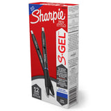 Sharpie S-Gel Gel Pens Fine Point (0.5mm) Blue Ink Gel Pen 12 Count