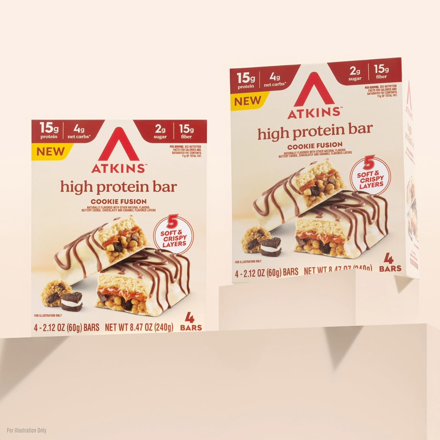 Atkins_High_Protein_Bars,_Cookie_Fusion_Flavor,_15g_of_Protein,_4g_Net_Carbs,_Keto_Protein_Bars,_Low_Sugar,_4_Count