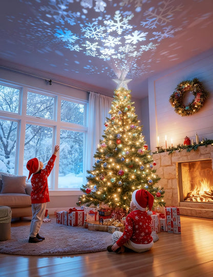 DG-Direct_Christmas_Tree_Topper_Lighted_Star_[Silver],3D_Hollow_Sparkling_Star_Christmas_Tree_Topper_with_Rotating_Magic_Cool_White_Snowflake_Projector_for_Christmas_Tree_Ornament_(Silver)