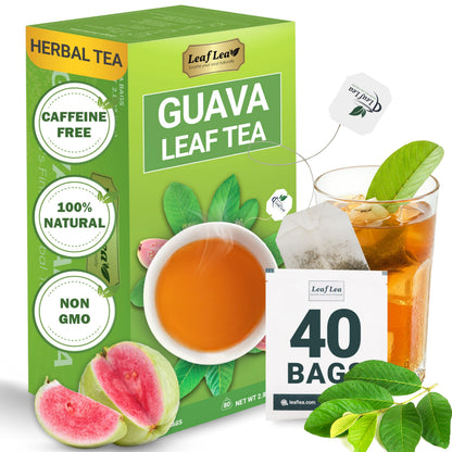 Guava Leaf Tea - 40 Tea Bags (Pack of 1)
