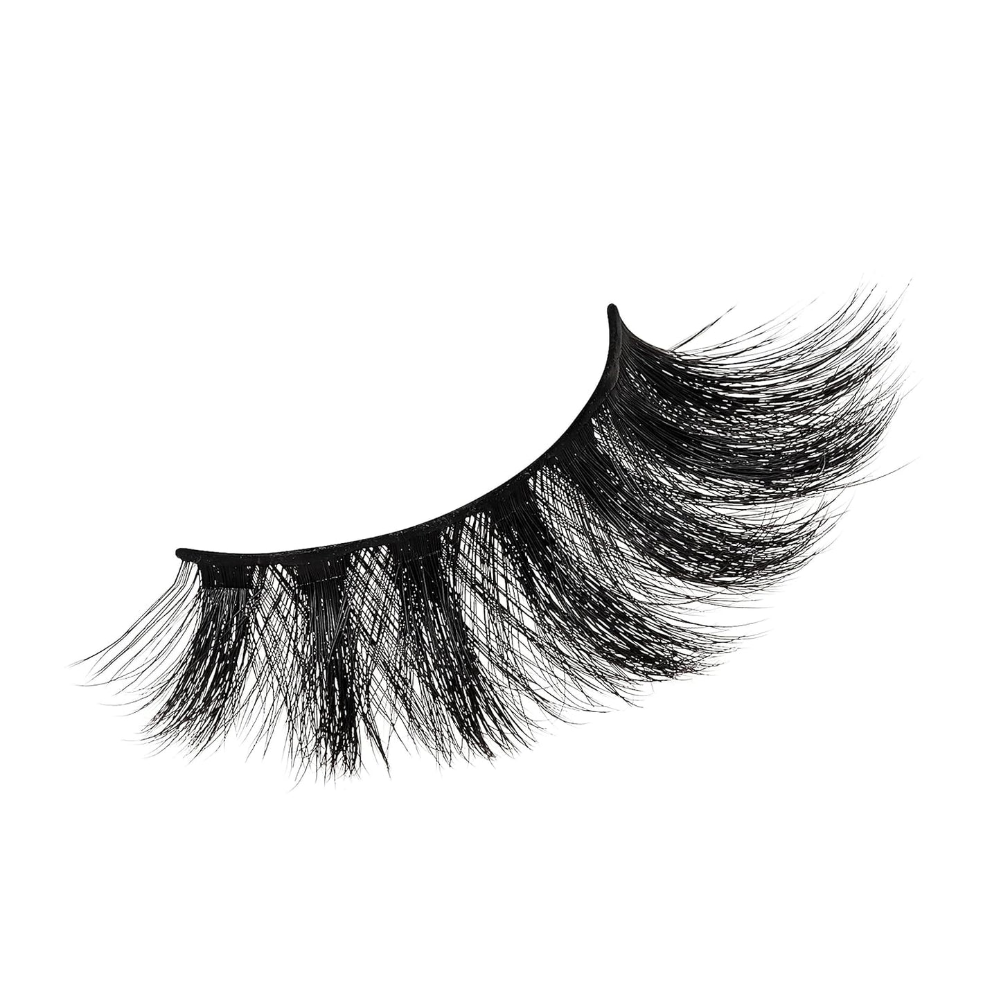 KISS_Matte_Black,_False_Eyelashes,_'Matte_Velvet',_16mm,_Includes_1_Pair_Of_Lash,_Easy_to_Apply,_Reusable_Lash_Clusters