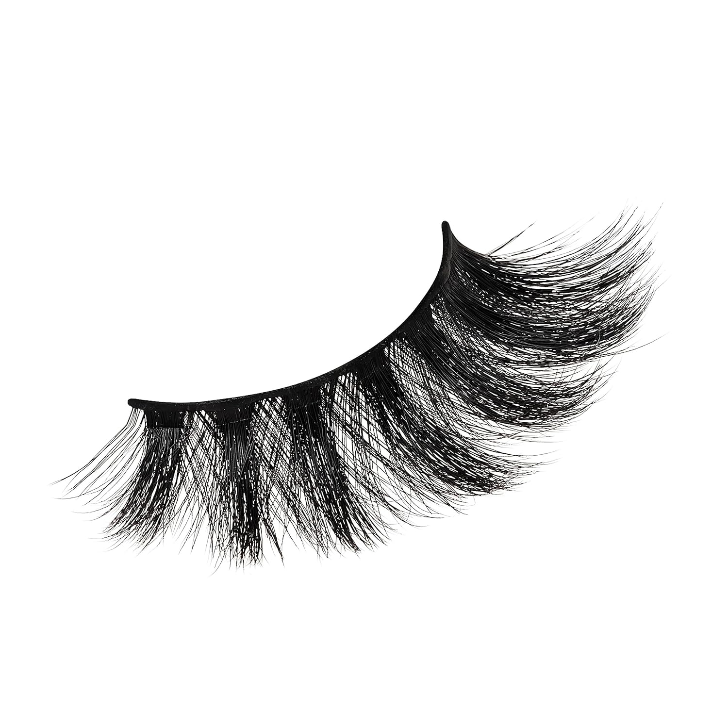 KISS_Matte_Black,_False_Eyelashes,_'Matte_Velvet',_16mm,_Includes_1_Pair_Of_Lash,_Easy_to_Apply,_Reusable_Lash_Clusters