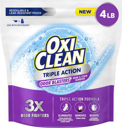 OxiClean_Triple_Action_Odor_and_Stain_Remover_Powder,_Use_with_Detergent,_Eliminates_Tough_Odors_and_Removes_Stains,_Color_Safe_and_Chlorine_Free,_4_lbs