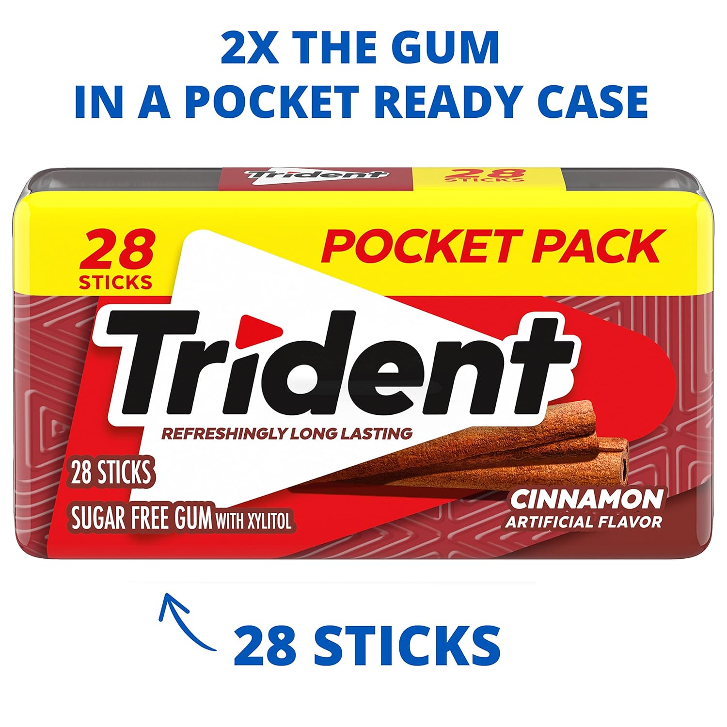 Trident_Cinnamon_Sugar_Free_Chewing_Gum,_6_Pocket_Packs_of_28_Pieces_(168_Total_Pieces)