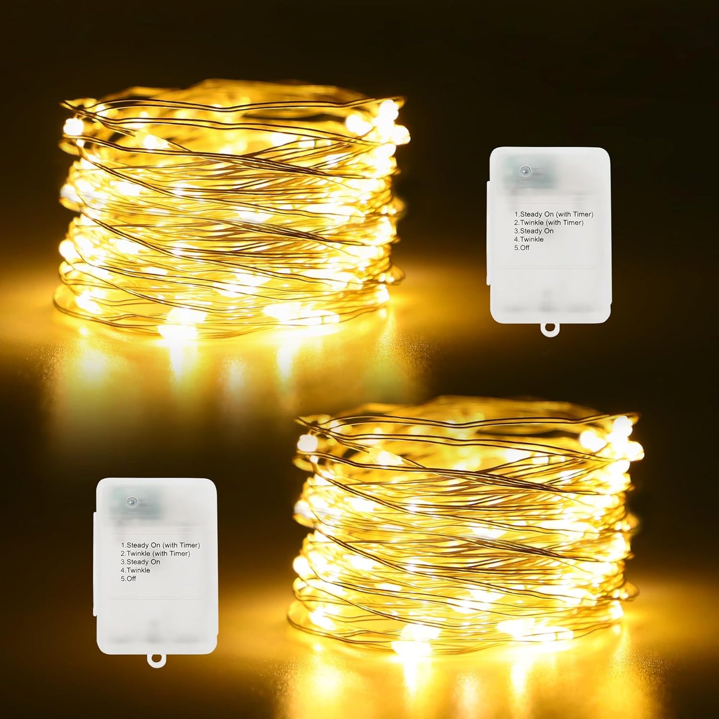 Timer_Fairy_Lights_Battery_Operated_2_Pack_16.4Ft_50_LEDs_Silver_Copper_Wire_Twinkle_String_Lights_with_Timer_5_Lighting_Modes_for_Christmas_Bedroom_Wedding_Parties_Holiday_Decorations_(Warm_White)