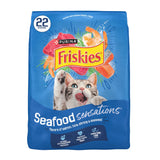 Purina Friskies Dry Cat Food Seafood Sensations With Salmon, Tuna, and Shrimp Flavors