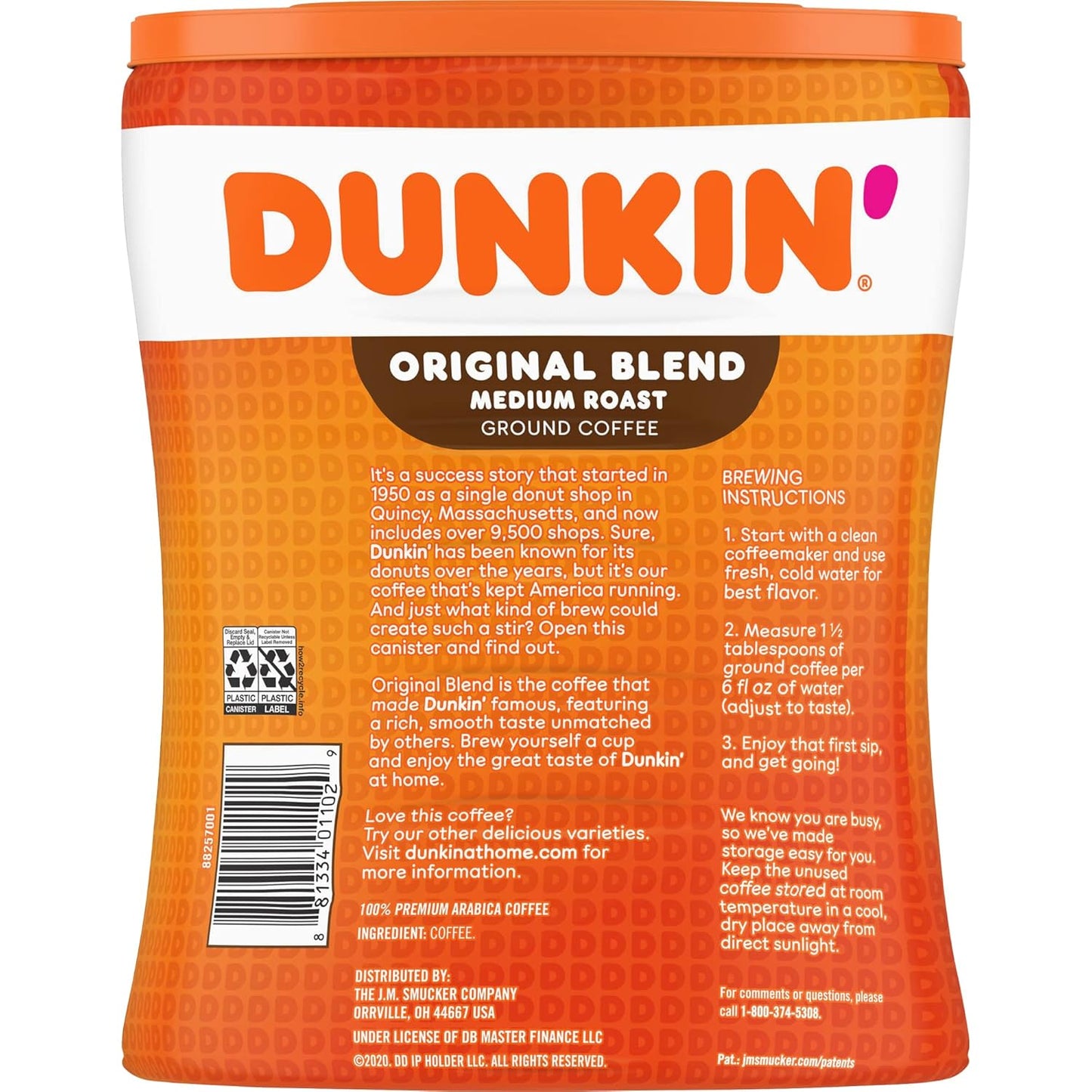 Dunkin'_Donuts_Original_Blend_Coffee_-_Medium_-_30_oz_-_1_/_Each