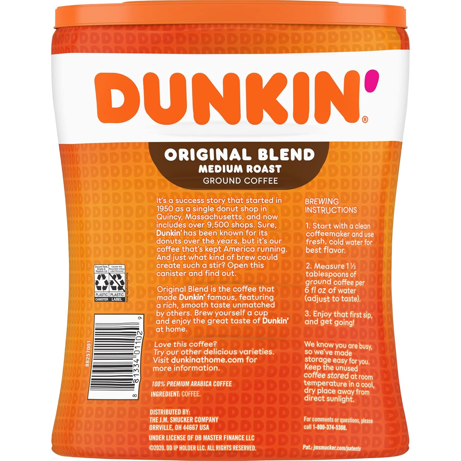 Dunkin'_Donuts_Original_Blend_Coffee_-_Medium_-_30_oz_-_1_/_Each