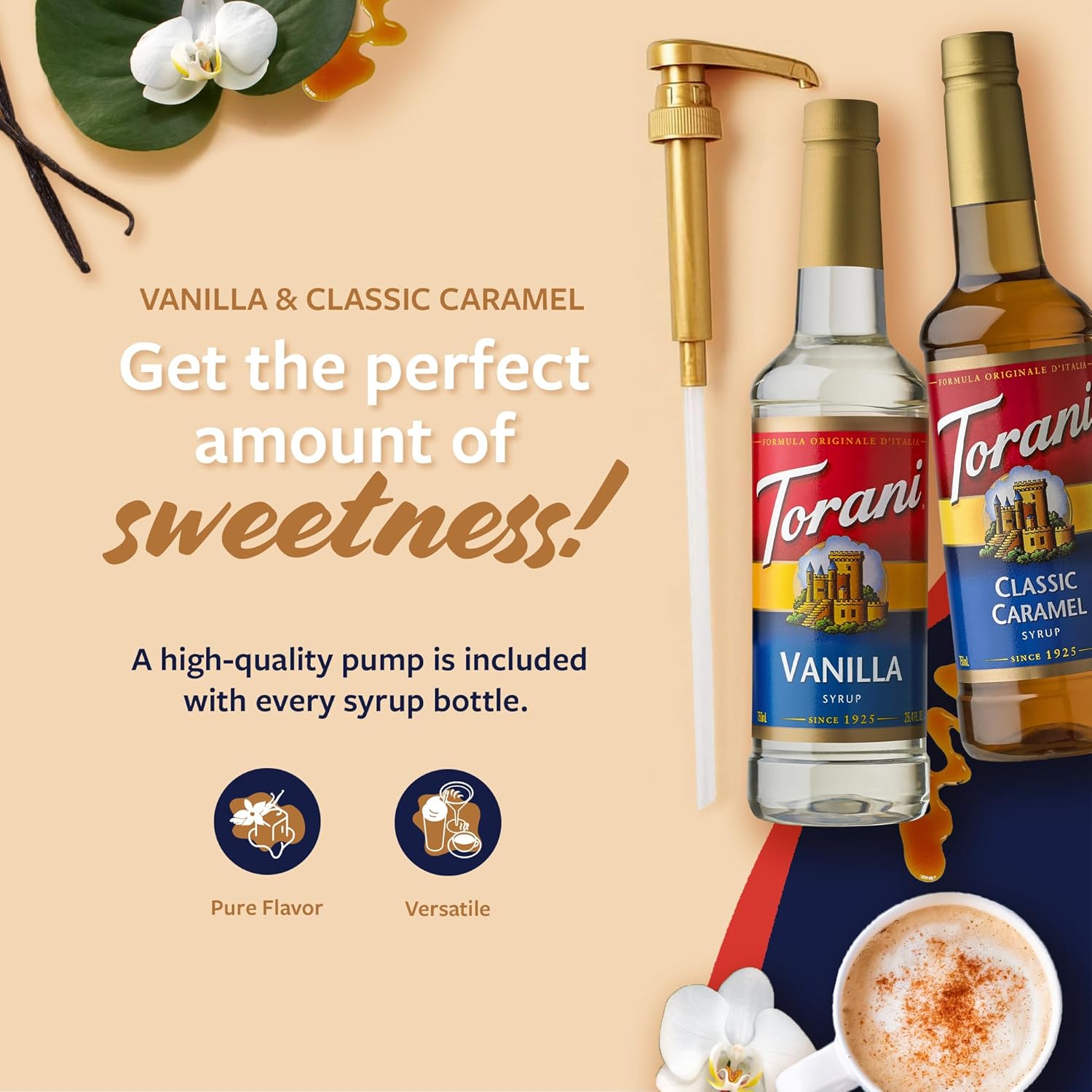 Torani_Syrups,_Classic_Caramel_and_Vanilla_Syrup_Variety_2-Pack,_Coffee_Syrups_for_Drinks,_Pumps_Included,_25.4_Fl_Oz_Ea