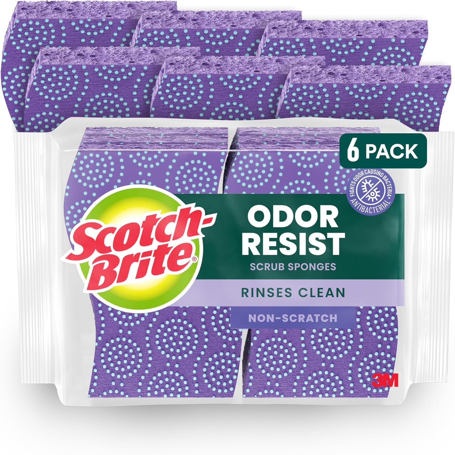Scotch-Brite_Odor_Resist_Non-Scratch_Scrub_Sponge,_Dishwasher-Safe_Kitchen_Sponges_that_Resist_Bacterial_Odors,_Multipurpose_Dish_Sponge_for_Gentle_Cleaning,_6_Dish_Sponges