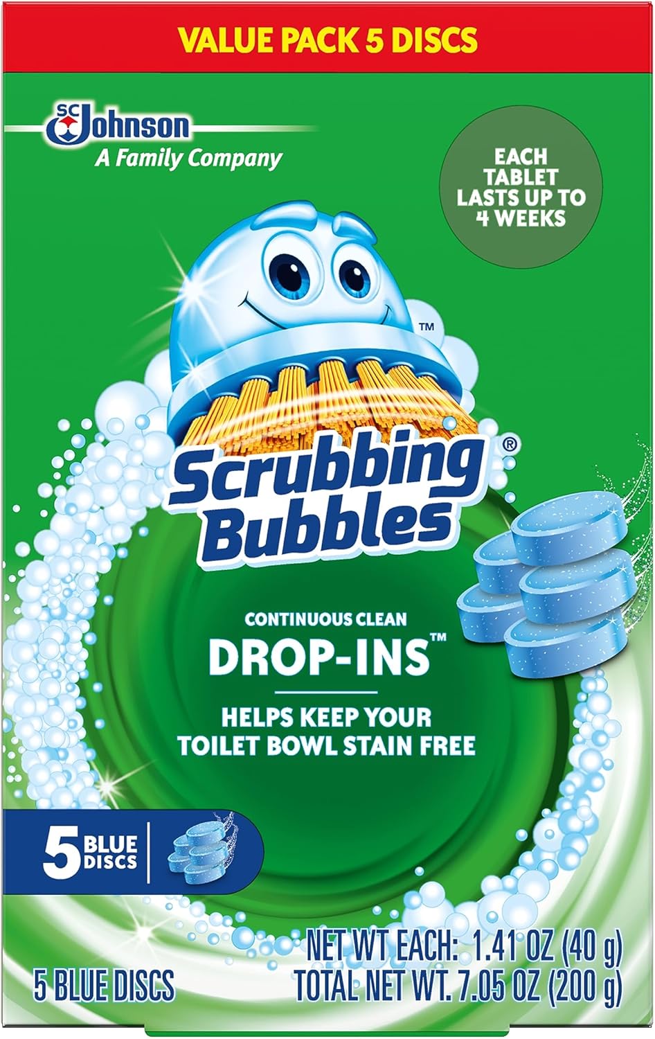 Scrubbing_Bubbles_Continuous_Clean_Toilet_Drop-Ins,_Automatic_Blue_Toilet_Bowl_Cleaner,_Septic-Safe_Tank_Tablets_Remove_Hard_Water_Minerals_&_Limescale,_Stain_&_Smell_Protection,_5_Count_(Pack_of_1)