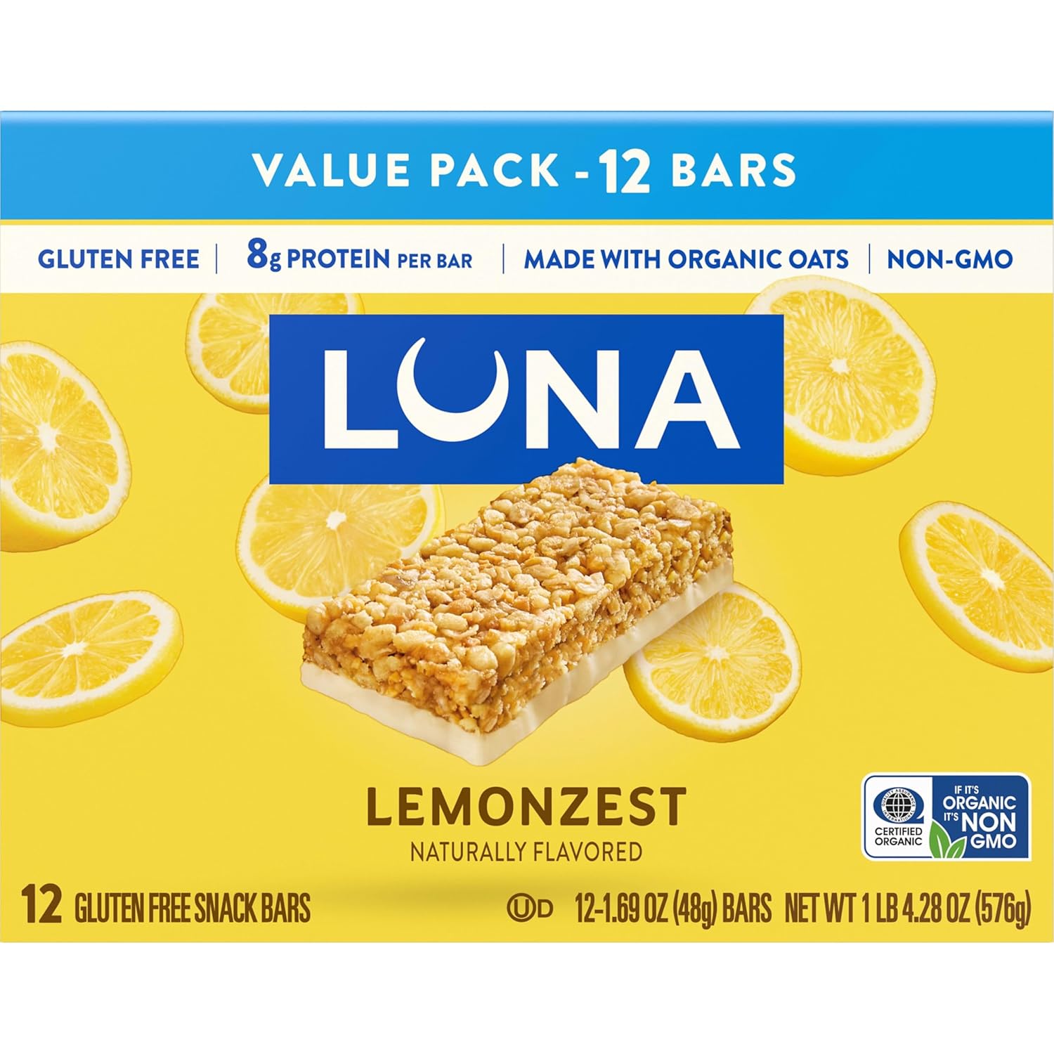 LUNA_Bar_-_LemonZest_Flavor_-_Gluten_Free_Snack_Bars_-_Non-GMO_-_Protein_Bars_-_Made_with_Organic_Oats_-_Value_Pack_(12_Pack)