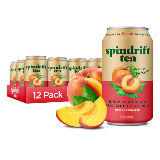 Spindrift_Brewed_Iced_Tea,_Peach_Green_Tea,_Made_with_Real_Squeezed_Fruit,_No_Carbonation,_Slightly_Sweet,_12_Fl_Oz_Cans,_Pack_of_12_(Only_49_Calories_per_Can)