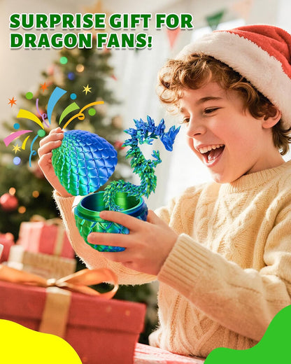 TBOLINE_12"_3D_Printed_Dragon_Egg,_Easter_Basket_Stuffers_for_Kids,_Large_Prefilled_Easter_Eggs,_Stuffed_Egg_Hunt_Fillers_with_Easter_Toys,_3D_Printer_Animals_Fidget_Toys_for_Boys_Teen_5-7_4-6_8-12