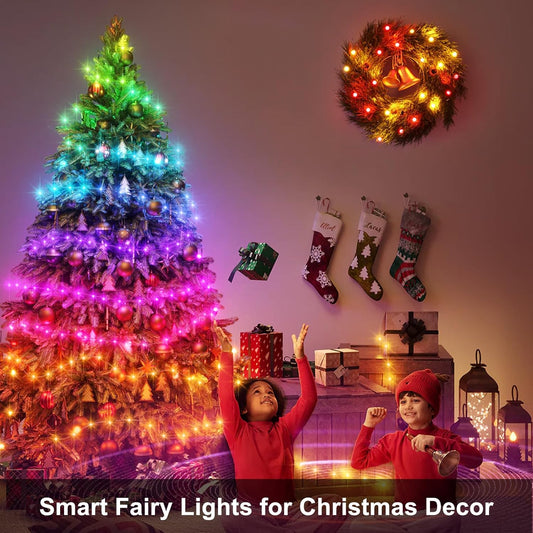 Smart_Fairy_Lights_33Ft_100_LED_Twinkle_String_Lights_with_Remote_&_APP_Control,_Color_Changing_USB_Christmas_Tree_Lights_Music_&_Mic_Sync_for_Christmas_Bedroom_Holiday_Party_Decor
