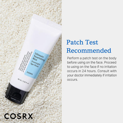 COSRX_Ultimate_Nourishing_Rice_Overnight_Spa_Mask,_60ml_/_2.02_fl.oz_|_Rice_Extract_68%_and_Niacinamide_2%,_Korean_Skin_Care,_Animal_Testing_Free