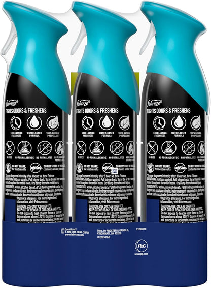 Febreze_Air_Mist,_Air_Freshener_Spray,_Odor_Fighting_Room_Spray,_Deodorizer_for_Home_Bathroom_Kitchen_Office_Apartment_Dorm_Room_Classroom,_Unstopables_Fresh_Scent,_8.1oz_(Pack_of_3)
