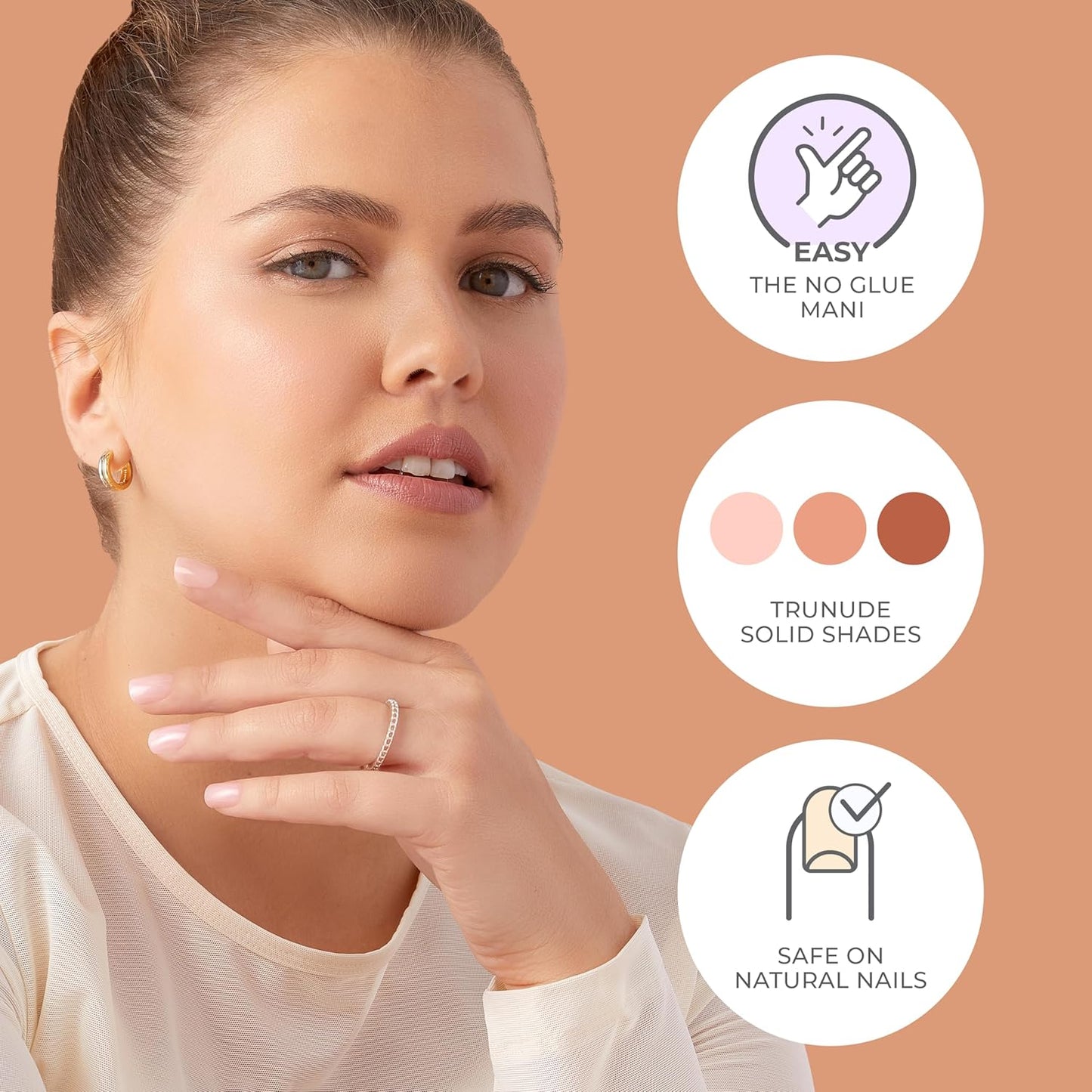 KISS_imPRESS_No_Glue_Mani_Press_On_Nails,_Bare_but_Better,_'Instinct',_Pink,_Short_Size,_Squoval_Shape,_Includes_30_Nails,_Prep_Pad,_Instructions_Sheet,_1_Manicure_Stick,_1_Mini_File
