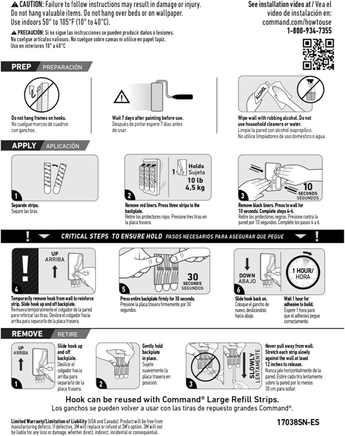 Command_X-Large_Matte_Black_Triple_Hook,_1_Hook,_3_Strips,_Damage-Free_Hanging_with_Adhesive_Strips,_No_Tools_Wall_Hook_for_Hanging_Decorations_in_Living_Spaces
