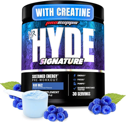 PROSUPPS_Mr._Hyde_Signature_Pre_Workout_Powder_with_Creatine,_Beta_Alanine_&_Caffeine_-_Performance,_Energy_&_Endurance_-_Clean_Fitness_&_Gym_Supplements_for_Men_&_Women_(Blue_Razz,_30_Servings)