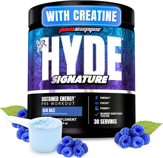 PROSUPPS_Mr._Hyde_Signature_Pre_Workout_Powder_with_Creatine,_Beta_Alanine_&_Caffeine_-_Performance,_Energy_&_Endurance_-_Clean_Fitness_&_Gym_Supplements_for_Men_&_Women_(Blue_Razz,_30_Servings)