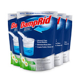 DampRid Refill Bag, 44 oz, 4-Pack - Moisture Absorbers for Rooms with Excess Humidity, Long-Lasting, Eliminates Musty Odors and Creates Fresher Air