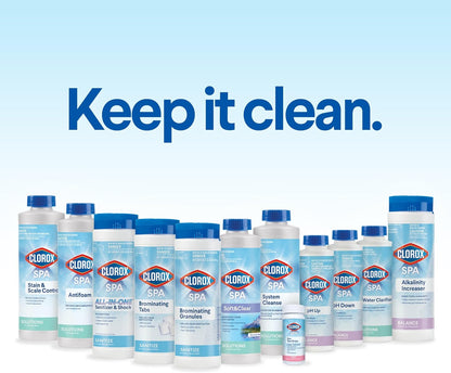 Clorox®_Pool&Spa™_Spa_Water_All-in-One_Sanitizer_&_Shock,_Destroys_Contaminants,_Clears_Cloudy_Water,_2LB_(Pack_of_1)