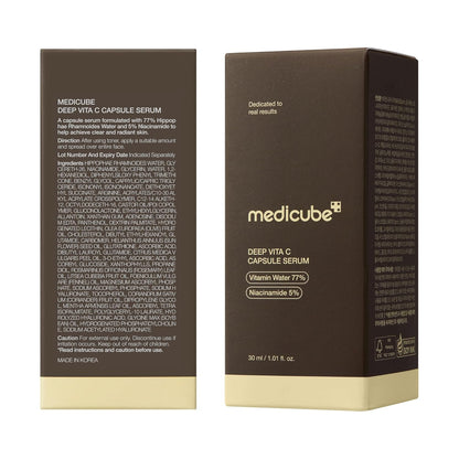 medicube_Deep_Vitamin_C_Capsule_Serum_|_Hydrating_Vitamin_C_Serum_for_Dull_&_Uneven-Looking_Skin_with_Visible_Concerns_|_Liposome_Capsules_for_Smooth,_Radiant_Texture_|_Korean_Skincare_1.01_fl.oz