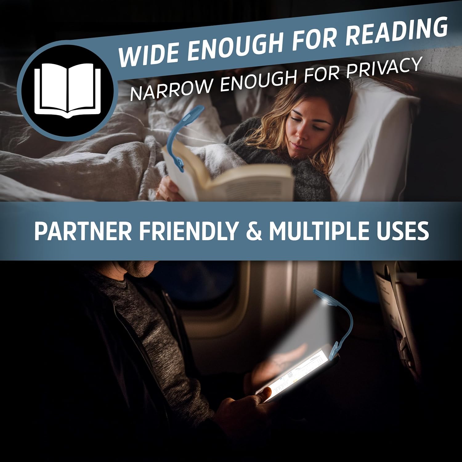 Energizer_Flex-R_LED_Rechargeable_Book_Light_for_Reading_in_Bed,_Reading_Light_with_Warm_LED_Color,_Long-Lasting_and_Lightweight,Blue