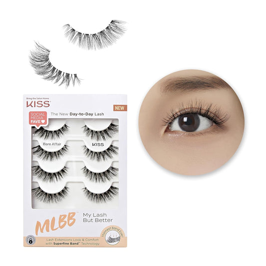 KISS_My_Lash_But_Better_False_Eyelashes_Multipack,_'Bare_Affair',_12mm,_Superfine_Band_Technology,_Easy_to_Apply,_Reusable,_Lightweight,_Voluminous,_Comfortable,_Includes_4_Pairs_Of_Strip_Lashes