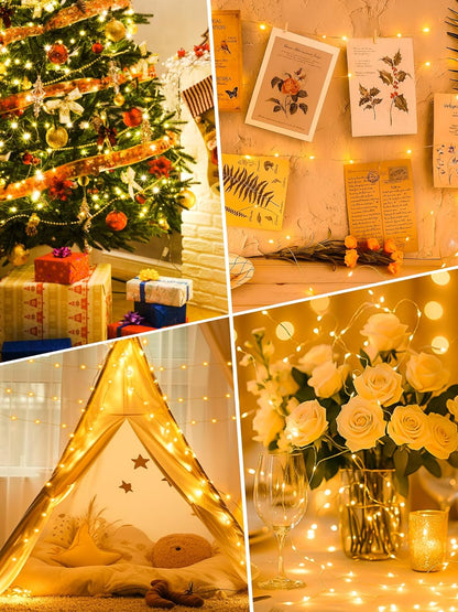 btfarm_4_Pack_Fairy_Lights_Battery_Operated_with_Timer,_16.4_FT_50_LED_Silver_Wire_Twinkle_String_Lights_8_Modes_Dimmable_Waterproof_for_Indoor_Christmas_Bedroom_Wedding_Decorations,_Warm_White