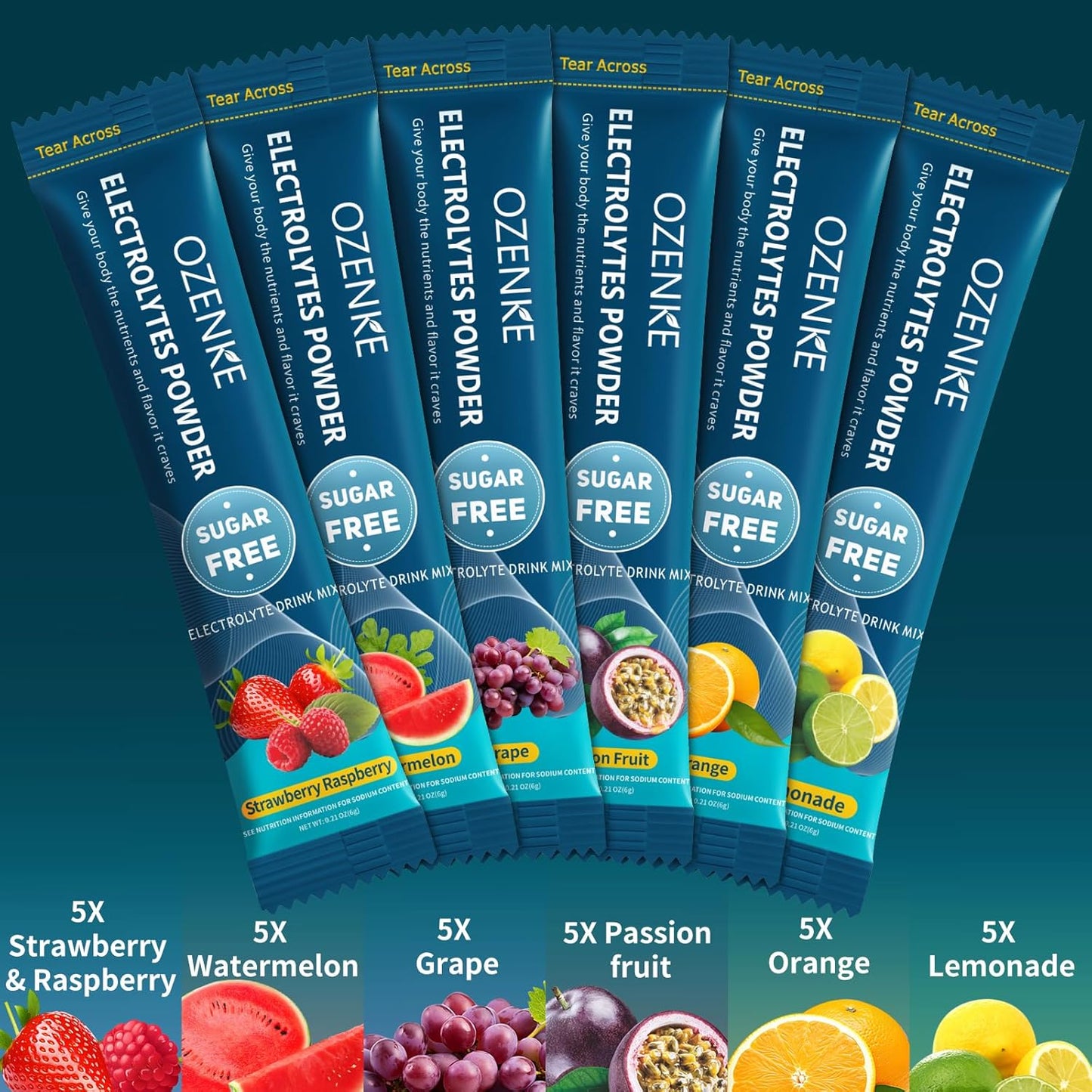 Electrolytes_Powder_Packets,_30_Sticks_Hydration_Packets_Sugar_Free,_Electrolyte_Drink_Mix_Travel_Electrolyte_Packets_for_Rapid_Hydration,_6_Flavors