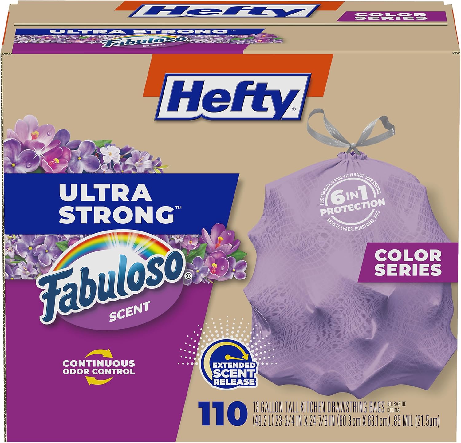 Hefty_Ultra_Strong_13_Gallon_Trash_Bags,_Tall_Kitchen_Trash_Bags_13_Gallon_Size,_Resist_Leaks,_Punctures,_and_Rips,_Continuous_Odor_Control,_Purple,_Fabuloso_Scent,_110_Bags