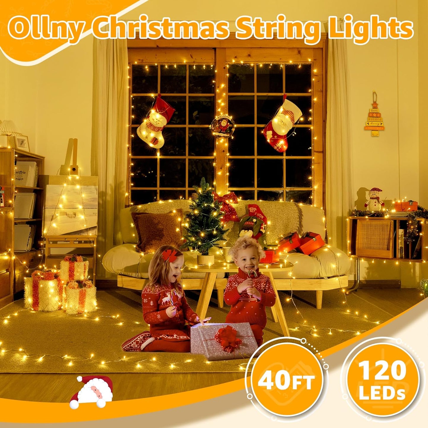 Ollny_120LED_40FT_String_Lights,_Waterproof_Connectable_Christmas_Lights_with_Timer_8_Modes,_Warm_White_Plug_in_Fairy_Light_for_Indoor_Outdoor_Bedroom_Xmas_Tree_Holiday_Party_Decorations