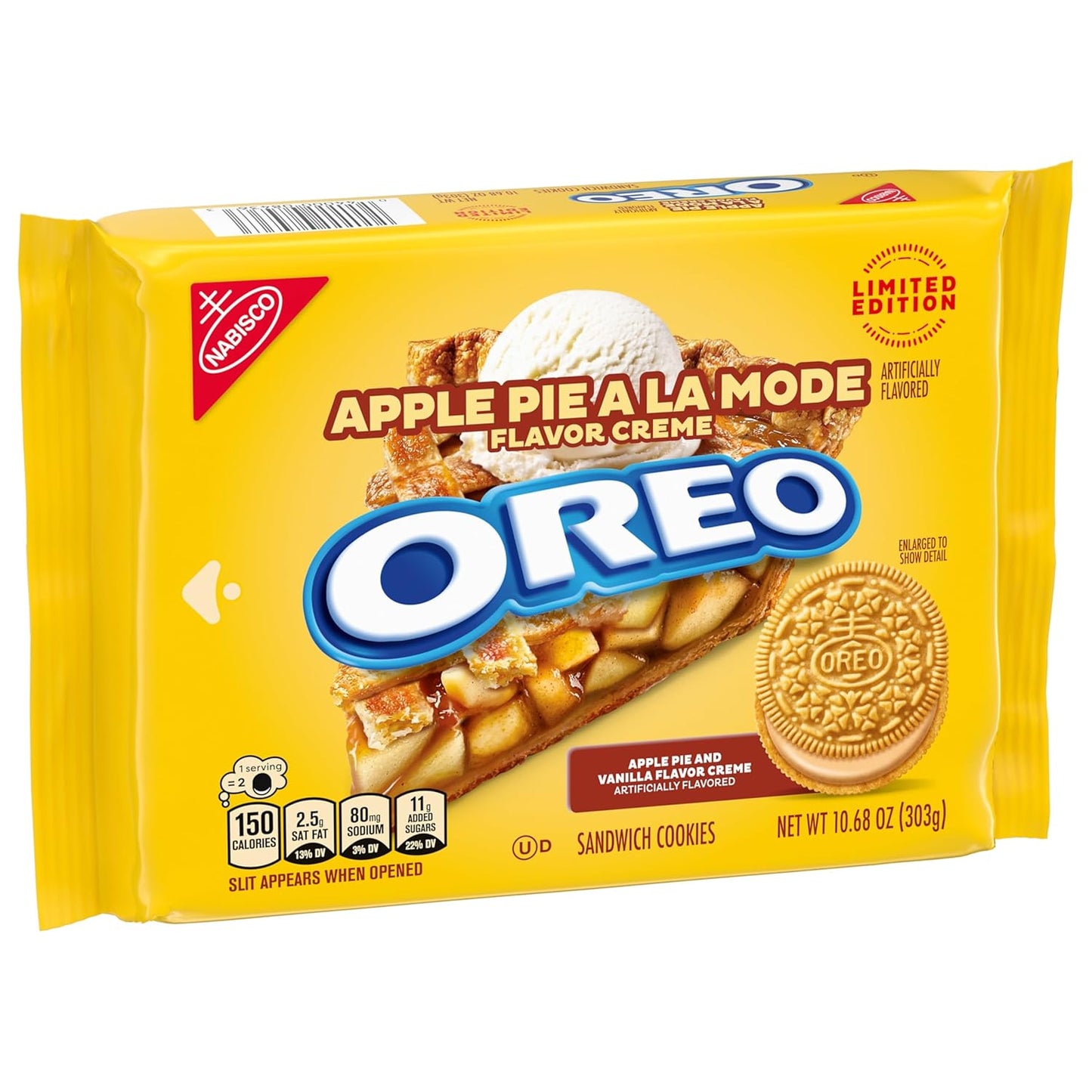 OREO_Apple_Pie_a_la_Mode_Sandwich_Cookies,_Limited_Edition,_10.68_oz