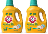 ARM & HAMMER Sensitive Skin Liquid Laundry Detergent, Fresh Scent