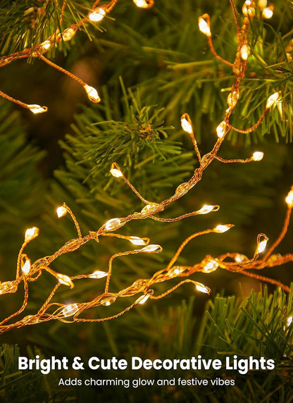 Flowing_Fairy_Lights_Plug_in_with_14_Modes,_10FT_388LED_Twinkle_Firecrackers_String_Lights_Indoor_Waterproof,_Christmas_Tree_Cluster_Lights_for_Bedroom_Garland_Christmas_Decor,_Warm_White