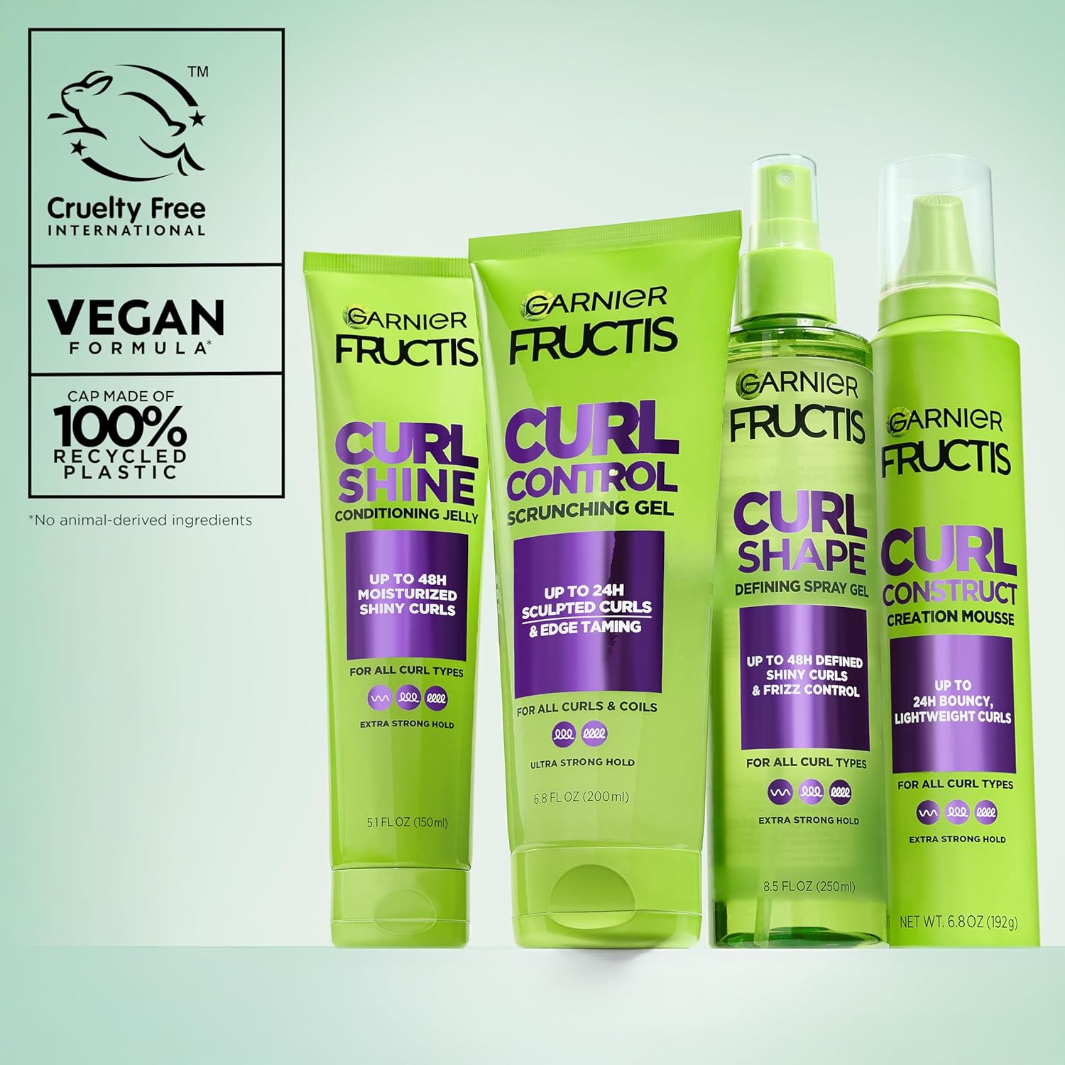 Garnier_Fructis_Curl_Construct_Creation_Mousse,_Curl_Activator_Provides_Frizz_Control,_Long-Lasting_Hold,_and_No_Weigh-Down_for_Curly,_Wavy,_and_Coily_Hair,_6.8_oz_(Packaging_May_Vary)