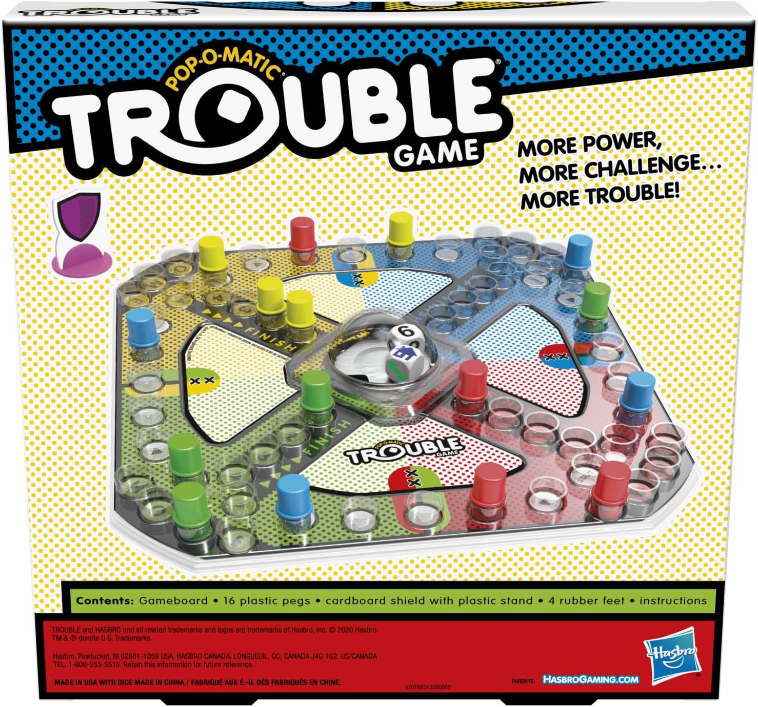 Hasbro_Gaming_Trouble_Board_Game,_Includes_Bonus_Power_Die_and_Shield,_Family_Game_for_2-4_Players,_Ages_5_and_Up_(Amazon_Exclusive)