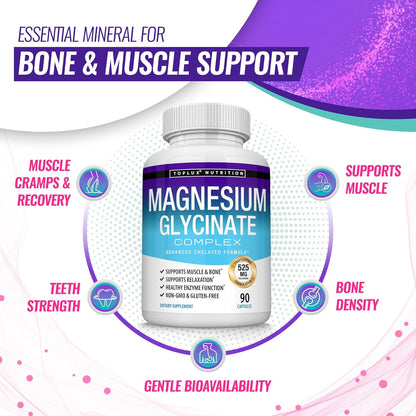 Magnesium_Glycinate_525mg_-_High_Absorption_Chelated_Magnesium_Supplement_Made_with_Pure_Magnesium_Glycinate_-_Supports_Muscles,_Sleep,_Cramps,_Recovery_Bisglycinate_Complex_Vegan_Non-GMO_90_Capsules