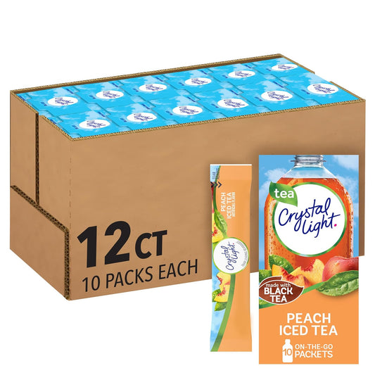 Crystal_Light_Drink_Mix,_120_Packets,_for_Convenient_On-the-Go_Flavorful_Hydration,_Artificially_Flavored_Peach_Iced_Tea,_Zero_Sugar,_0.07_oz_each